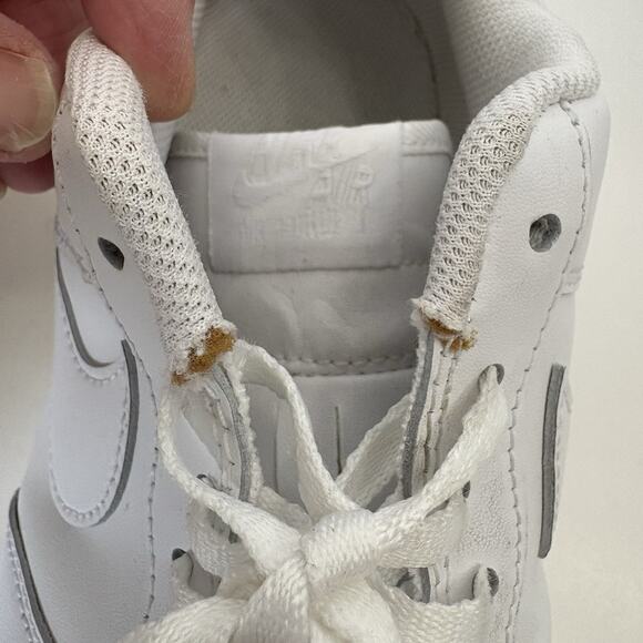 Nike‎ Air Force 1 '07 Low top Triple White Shoe- US Size 12- CW2288-111 - Picture 10 of 10